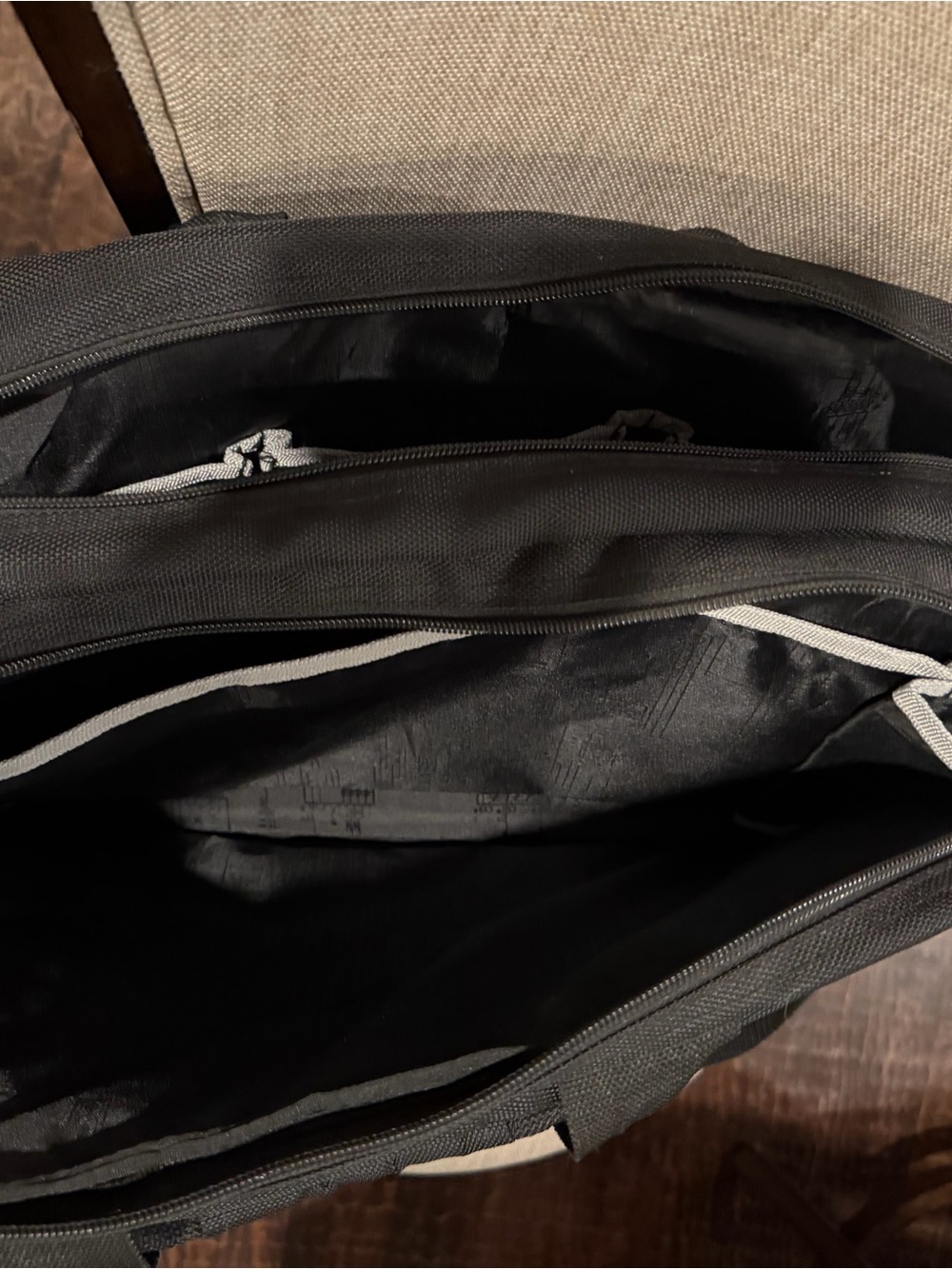 OGIO Black Quilted Front Laptop Messenger - Picture 3 of 7